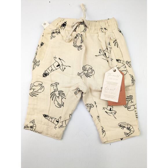 Coco Village Muslin Lobster Pants - 3 Months - Picture 2 of 4